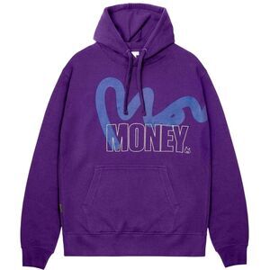 Money Mens Block Stencil Hoodie / Purple